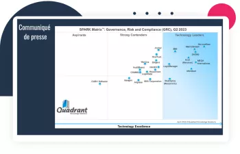 MEGA reconnu une nouvelle fois leader technologique dans le rapport SPARK Matrix™ GRC 2023